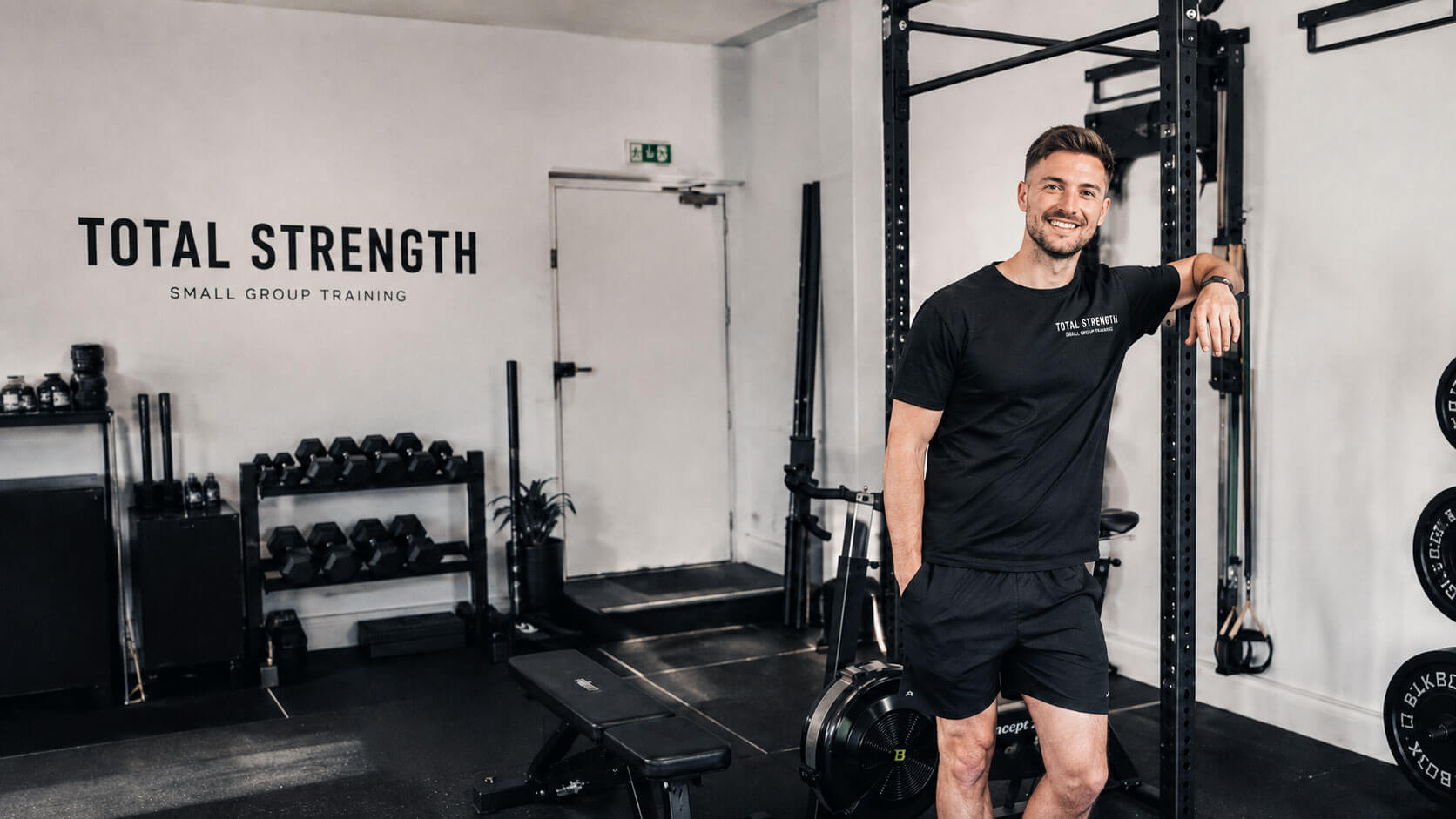 Independent strength gym owner